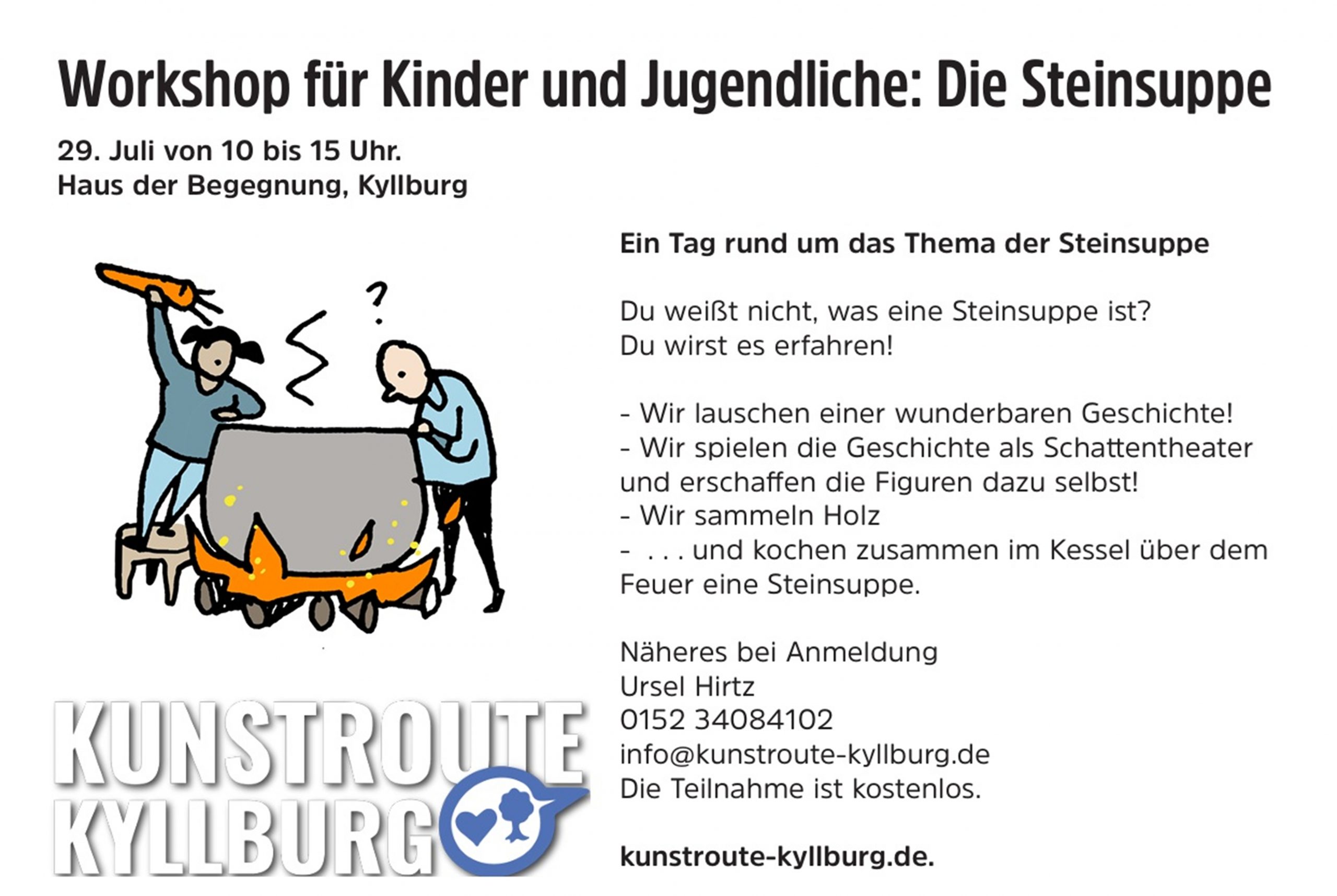 Workshop für Kinder und Jugendliche: Die Steinsuppe