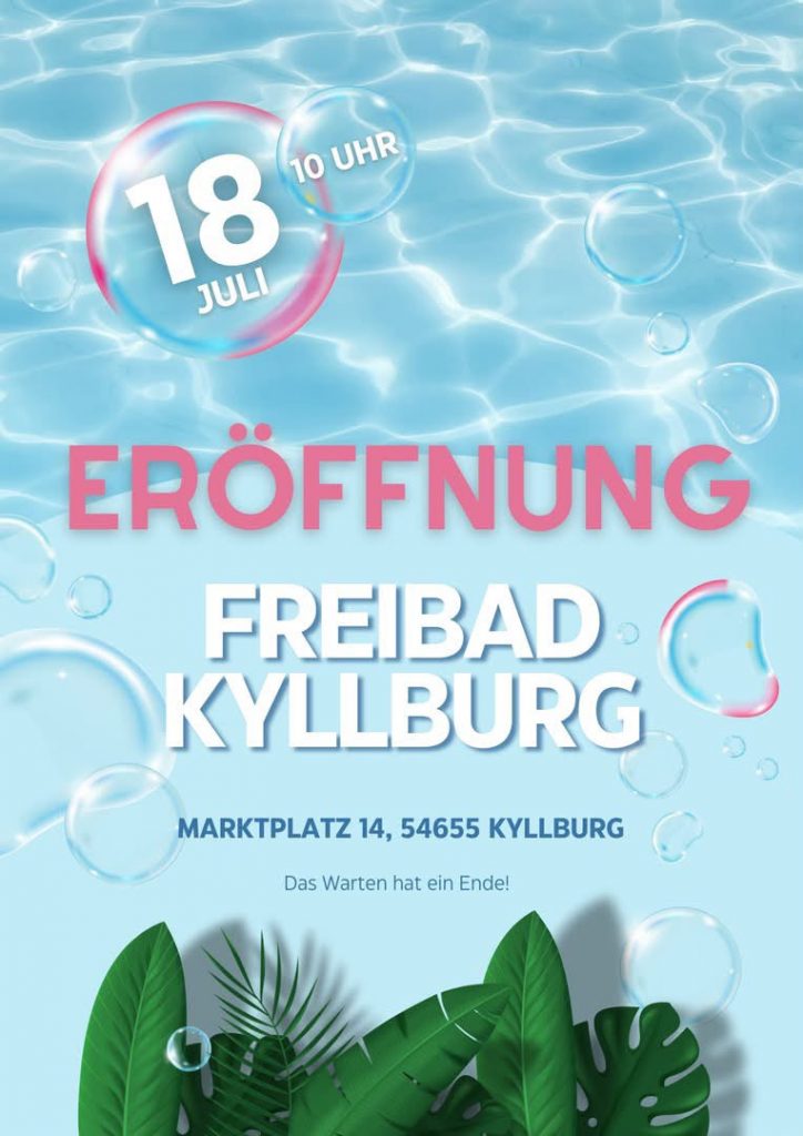 Eröffnung Freibad Kyllburg